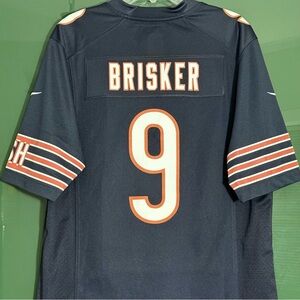 Nike Jaquan Brisker Chicago Bears #9 Home Navy Blue Game Jersey Men’s Medium